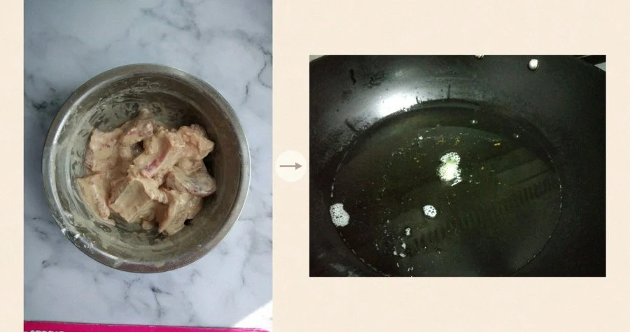Garlic Drunken Pork Ribs step 2