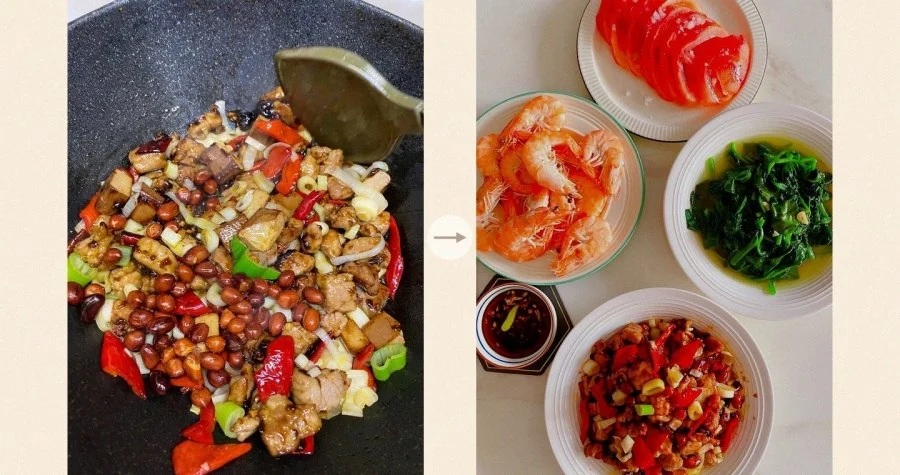 Kung Pao Pork Diced step 4