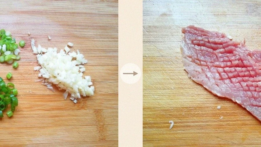 Lychee-Style Sweet and Sour Pork step 1