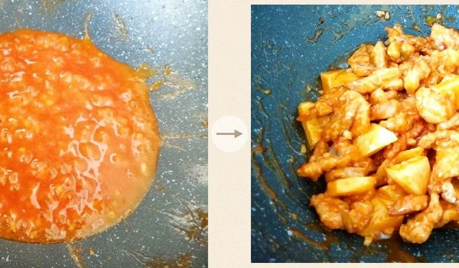 Lychee-Style Sweet and Sour Pork step 6