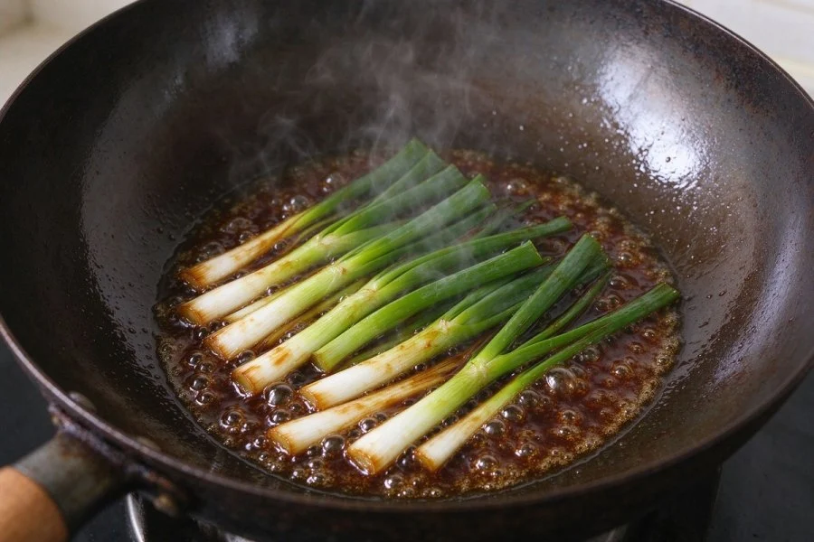 Scallion Oil Noodles step 6