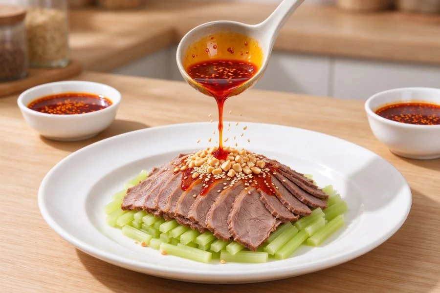 Sichuan Mala Beef and Tripe Slices step 6