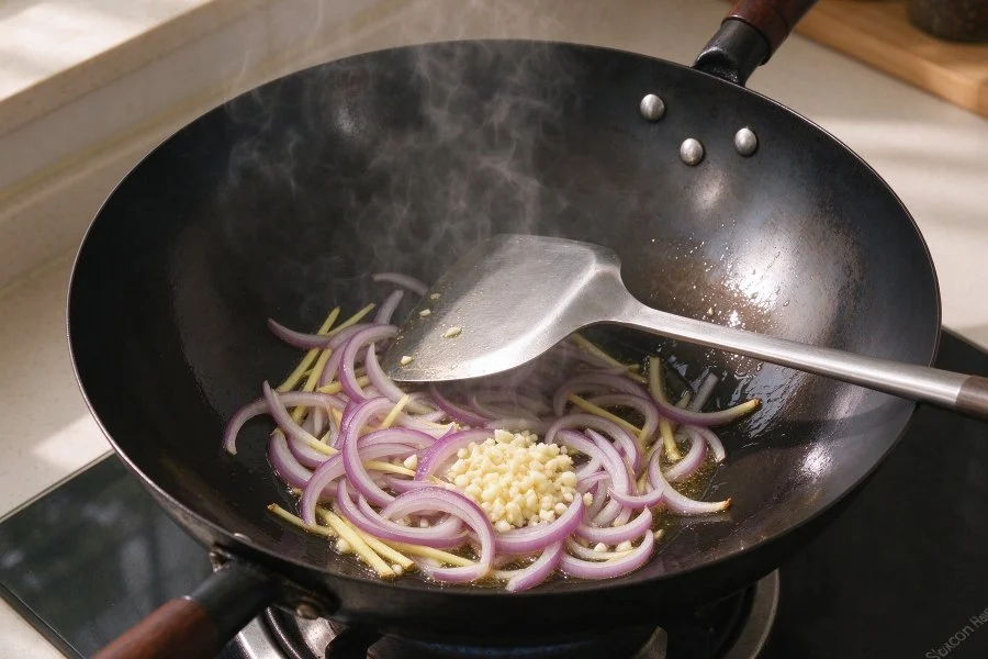 Soft-Shelled Eel Stir-Fry step 11