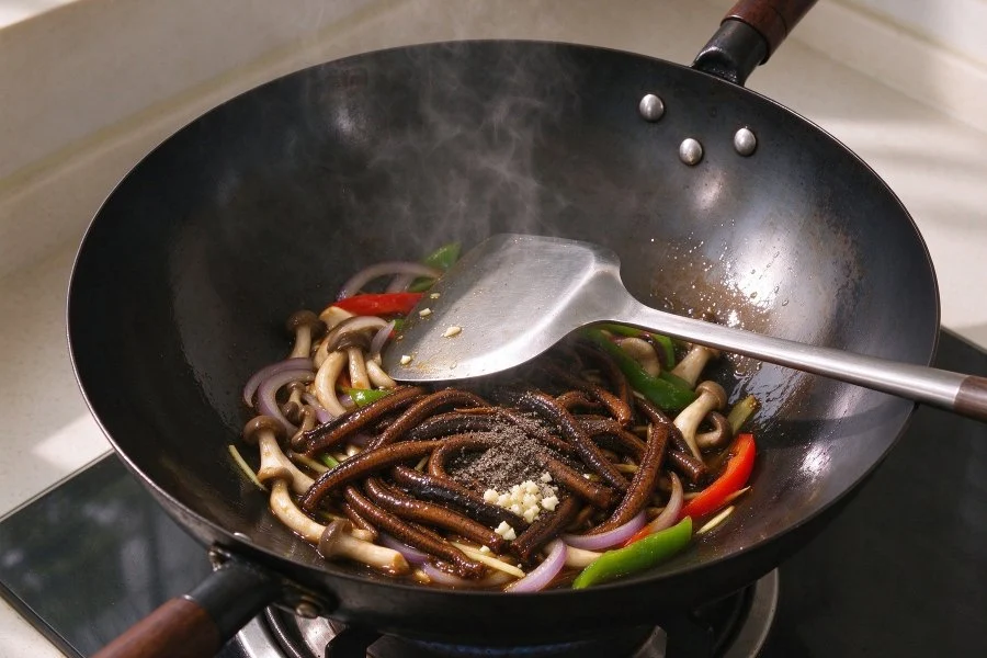 Soft-Shelled Eel Stir-Fry step 14
