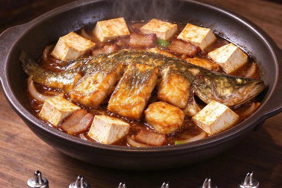Stinky Mandarin Fish Dry Pot step 3