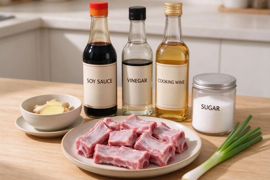 Sweet and Sour Pork Ribs step 1